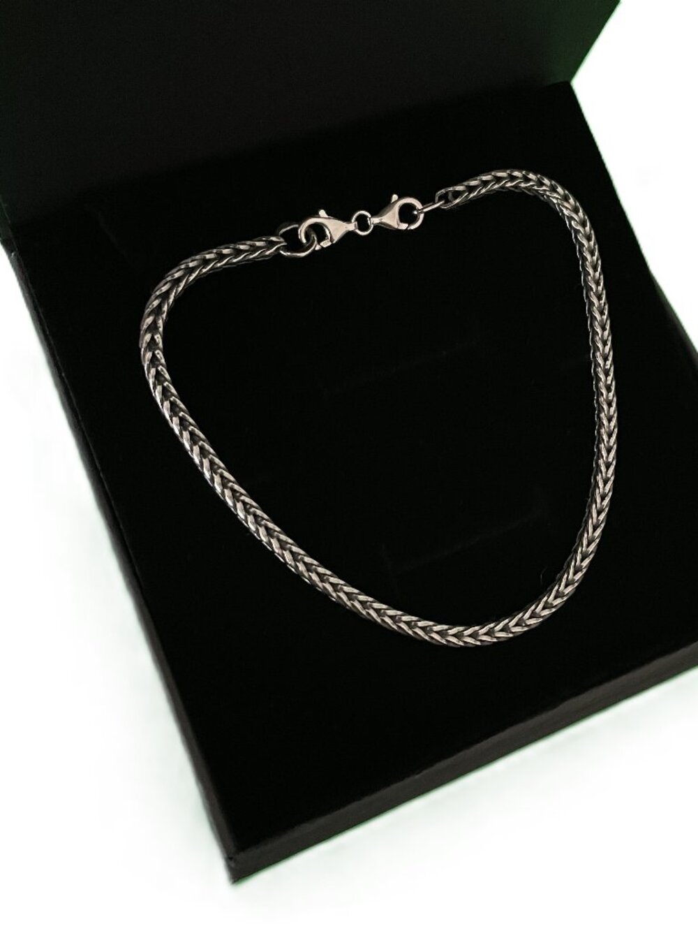 TROLLBEADS 925 Sterling Silver Foxtail Flexible Chain Bracelet 7